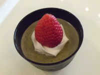 抹茶のパンナコッタ