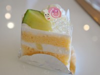 メロンのショートケーキ