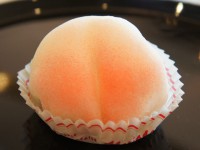 桃のクレープ大福