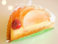桃のタルト